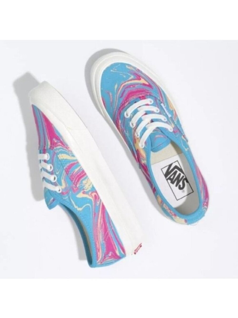 Vans Vault Authentic 44 D OG Womens Size 10 Anaheim Factory Marble 0826 - Picture 3 of 7